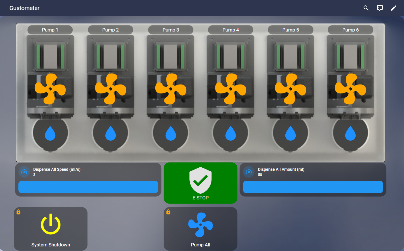Gustometer Dashboard